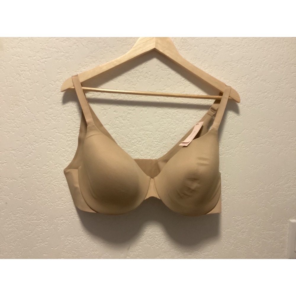 Cacique Back-Smoothing Bra Women 40DD Tan Underwire NWT